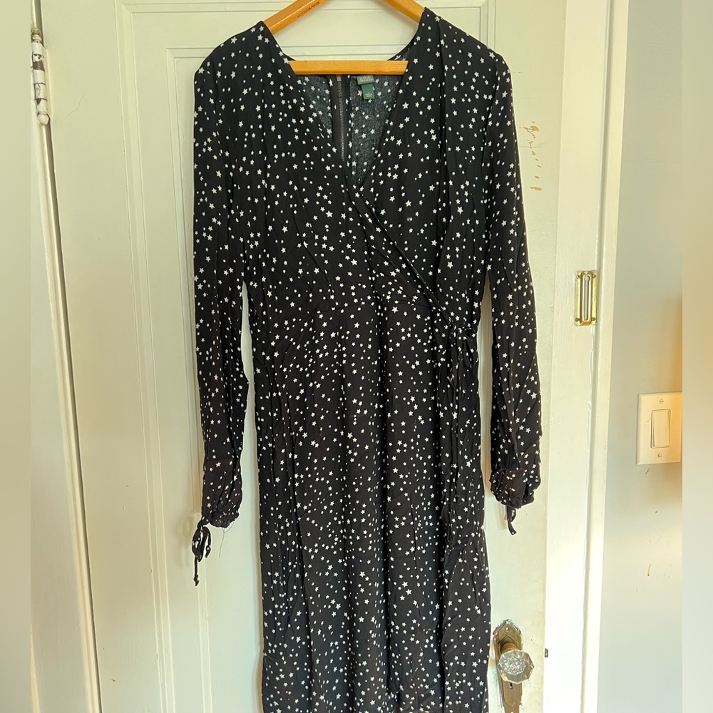 Wild fable starry wrap dress